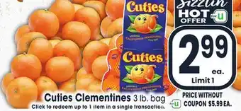 Jewel-Osco Cuties clementines offer