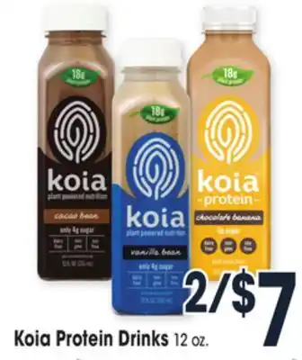 Jewel-Osco Koia protein drinks offer