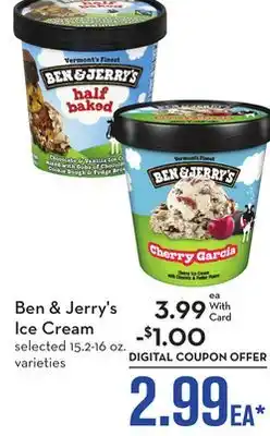 Mariano's Ben & jerry's ice cream offer