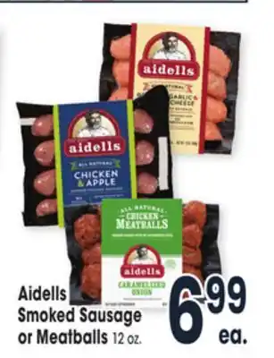 Jewel-Osco Aidells smoked sausage offer