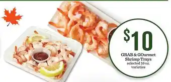 Mariano's Grab & gourmet shrimp trays offer