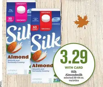 Mariano's Silk almondmilk offer