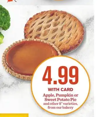 Mariano's Apple, pumpkin or sweet potato pie offer