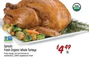 Sprouts Farmers Market Sprouts fresh organic whole turkeys offer