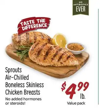 Sprouts Farmers Market Sprouts air-chilled boneless skinless chicken breasts offer