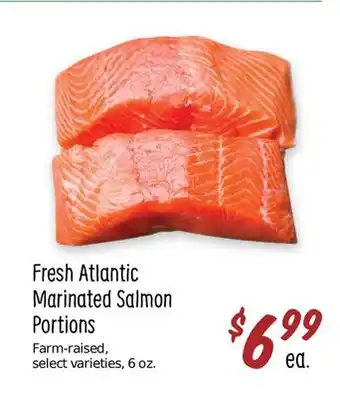 Sprouts Farmers Market Fresh atlantic marinated salmon portions offer