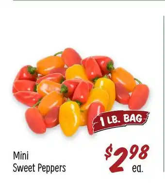 Sprouts Farmers Market Mini sweet peppers offer