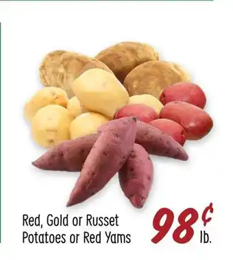 Sprouts Farmers Market Potatoes or red yams offer