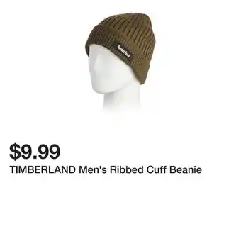 Marshalls Timberland men's ribbed cuff beanie offer