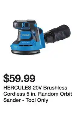 Harbor Freight Tools Hercules 20v brushless cordless 5 in. random orbit sander - tool only offer