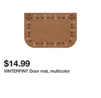 Ikea Vinterfint door mat, multicolor offer