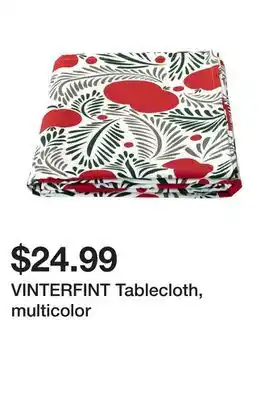 Ikea Vinterfint tablecloth, multicolor offer