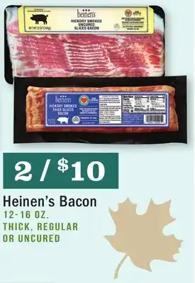 Heinen's Heinen's bacon offer