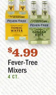 Heinen's Fever-tree mixers offer