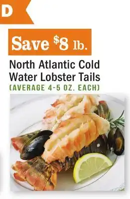 Heinen's North atlantic cold water lobster tails offer
