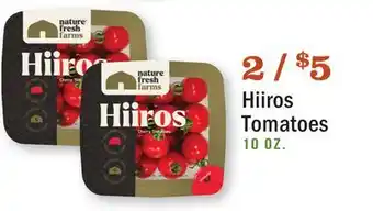 Heinen's Hiiros tomatoes offer