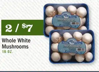 Heinen's Whole white mushrooms offer