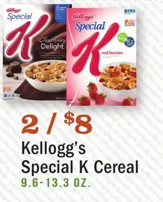 Heinen's Kellogg's special k cereal offer