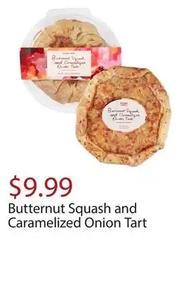 Trader Joe's Butternut squash and caramelized onion tart offer