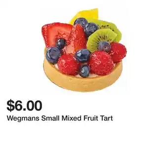 Wegmans Wegmans small mixed fruit tart offer