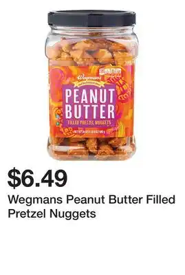 Wegmans Wegmans peanut butter filled pretzel nuggets offer