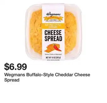 Wegmans Wegmans buffalo-style cheddar cheese spread offer