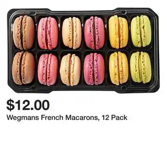 Wegmans Wegmans french macarons, 12 pack offer