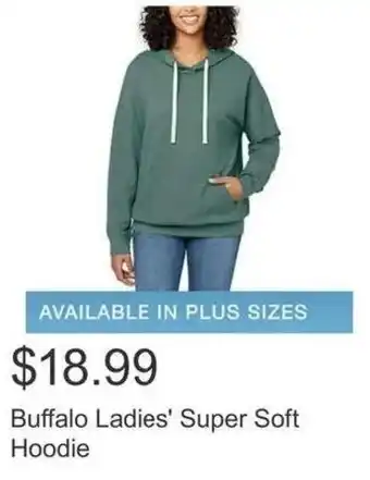 Costco Buffalo Ladies' Super Soft Hoodie offer