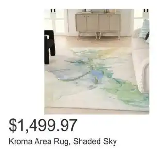 Costco Kroma Area Rug, Shaded Sky offer