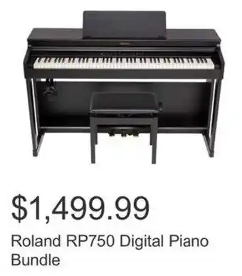 Costco Roland RP750 Digital Piano Bundle offer