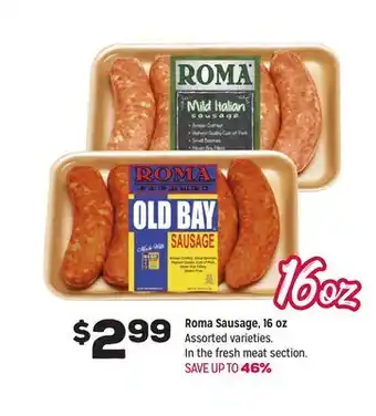 Grocery Outlet Roma sausage offer