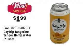 Grocery Outlet Tanger hemp water offer