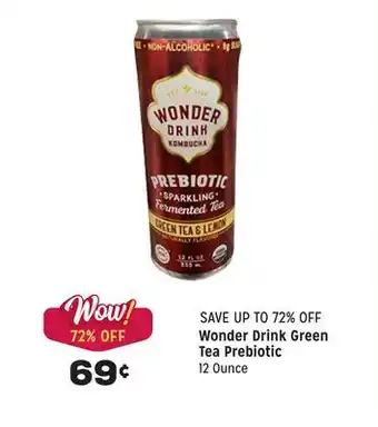 Grocery Outlet Green tea prebiotic offer