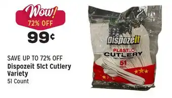 Grocery Outlet 51ct cutlery variety offer