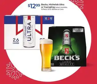 Rite Aid Becks, michelob ultra or yuengling offer