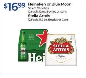 Rite Aid Heineken or blue moon, stella artois offer