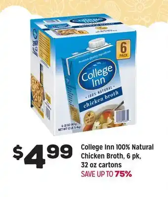 Grocery Outlet College inn 100% natural chicken broth offer