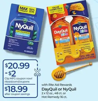 Rite Aid Dayquil or nyquil offer