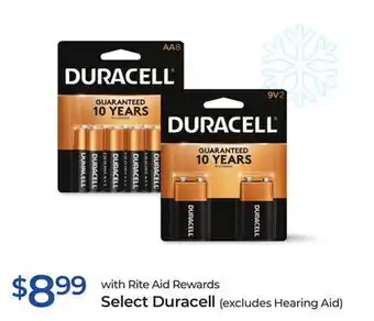 Rite Aid Select duracell offer