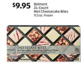 Aldi Belmont 24-count mini cheesecake bites offer