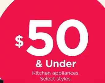 Kohl's Kitchen appliances offer