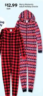 Aldi Merry moments adult holiday onesie offer