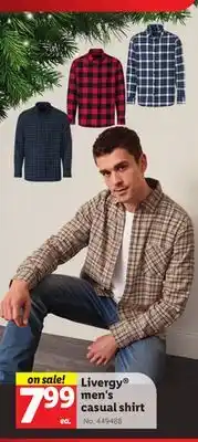 Lidl Livergy men's casual shirt offer