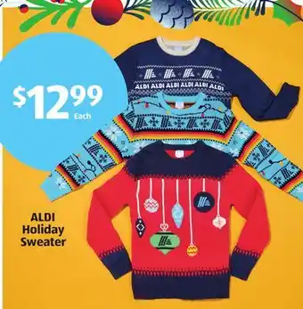 Aldi Aldi holiday sweater offer