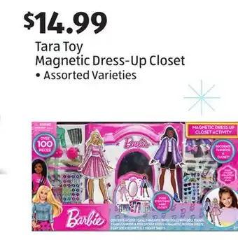 Aldi Tara toy magnetic dress-up closet offer