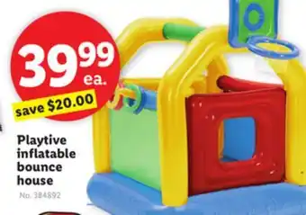 Lidl Playtive inflatable bounce house offer