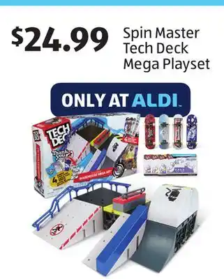 Aldi Spin master tech deck mega playset offer