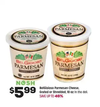 Grocery Outlet Belgioioso parmesan cheese, grated or shredded, 10 oz offer