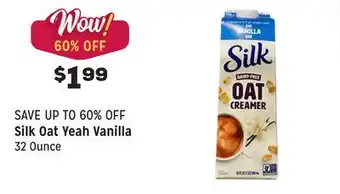 Grocery Outlet Oat yeah vanilla offer