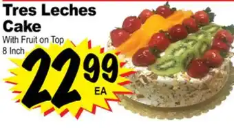 Superior Grocers Tres leches cake with fruit on top offer